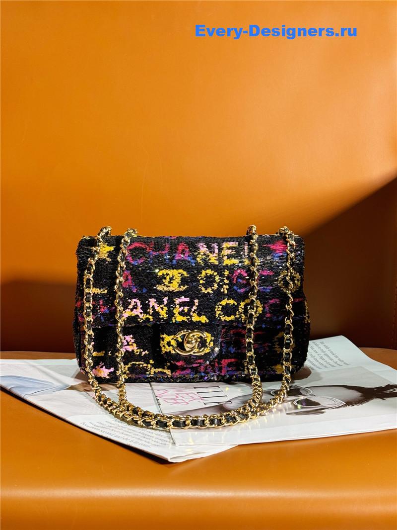 Ch**el sequin cf bag