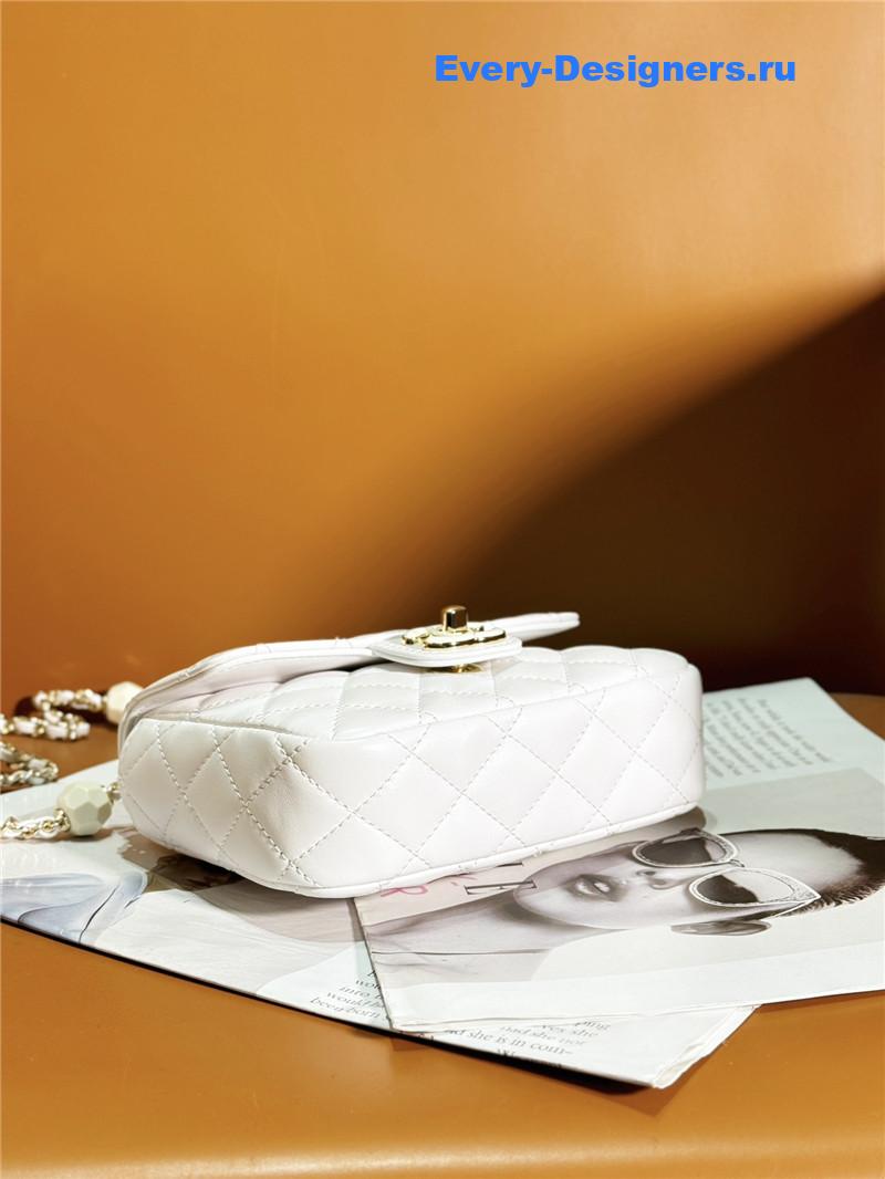 Ch**el love Ch**el logo flap bag