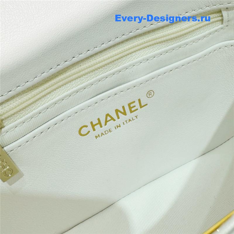 Ch**el love Ch**el logo flap bag