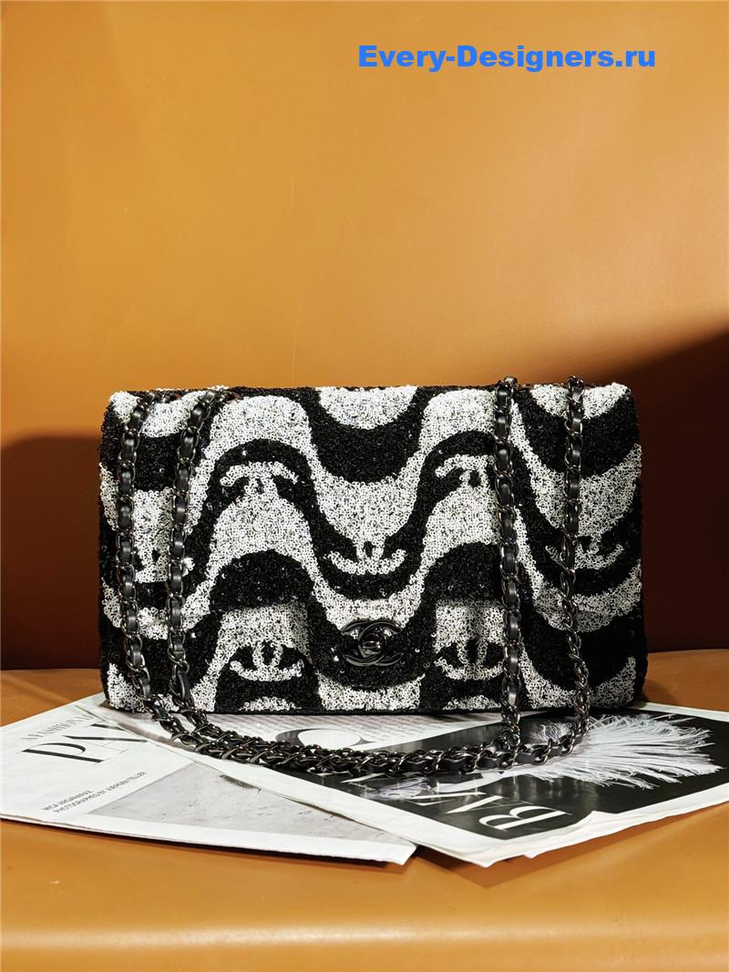 Ch**el panda sequin cf bag