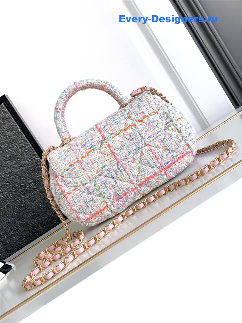 Ch**el coco portable flap bag