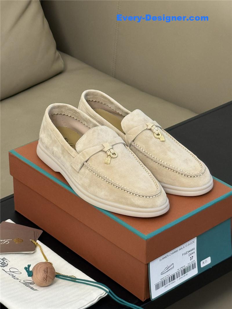 L0r0 P1ana walk cashmere loafers