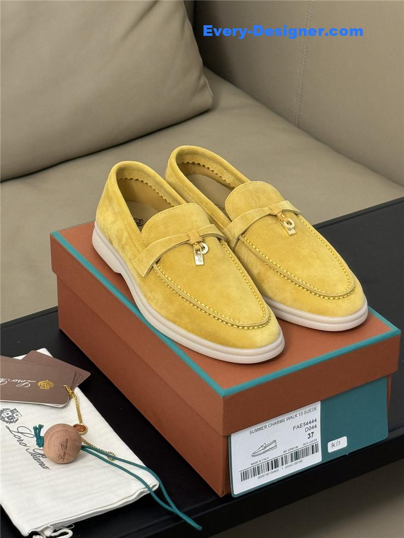 L0r0 P1ana walk cashmere loafers