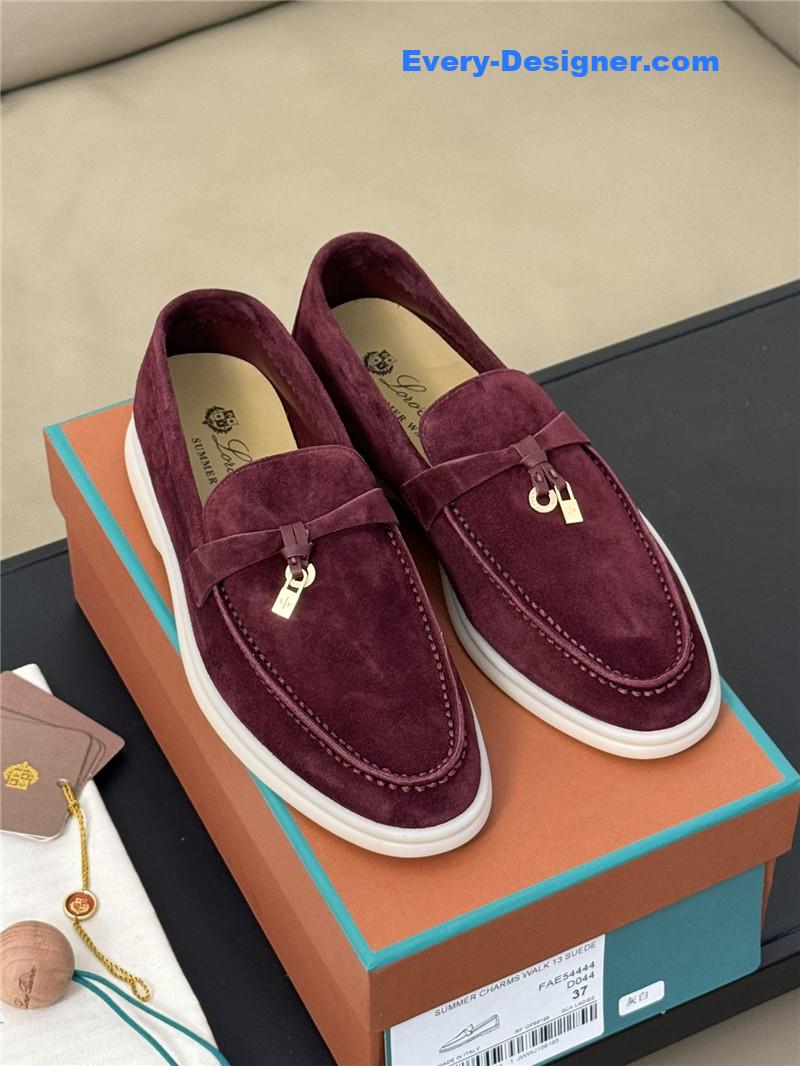 L0r0 P1ana walk cashmere loafers
