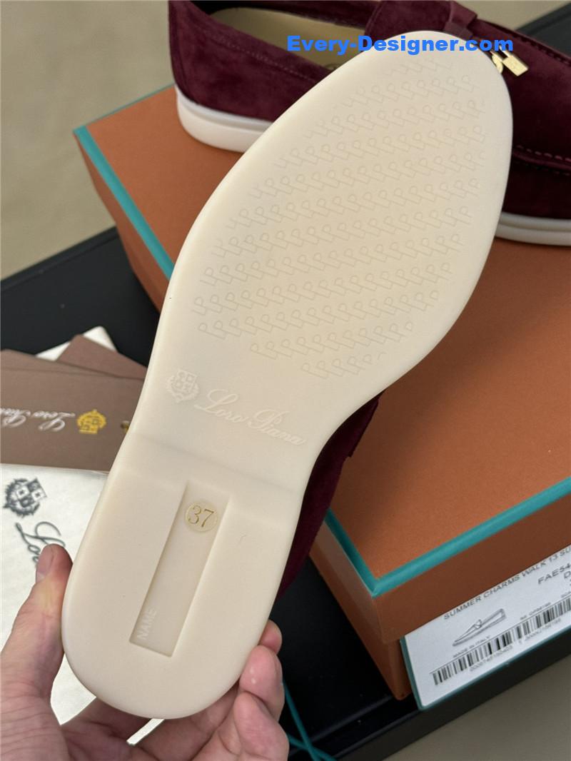 L0r0 P1ana walk cashmere loafers