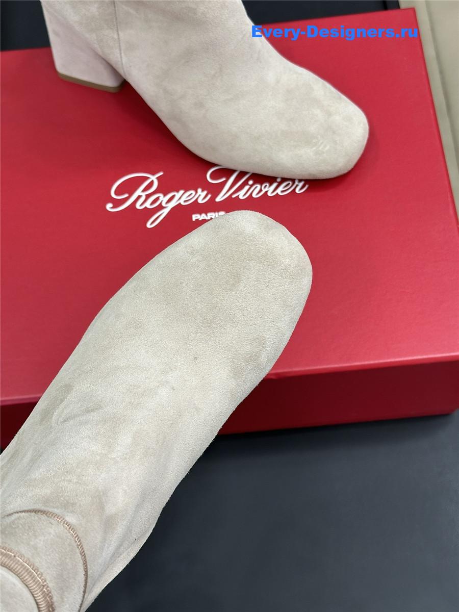 Roger Vivier Suede Ankle Boots