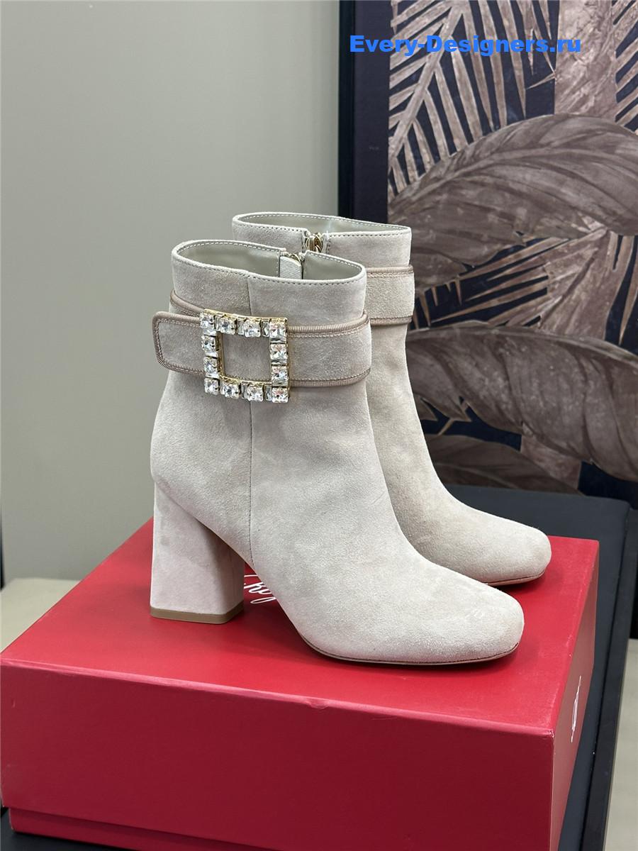 Roger Vivier Suede Ankle Boots