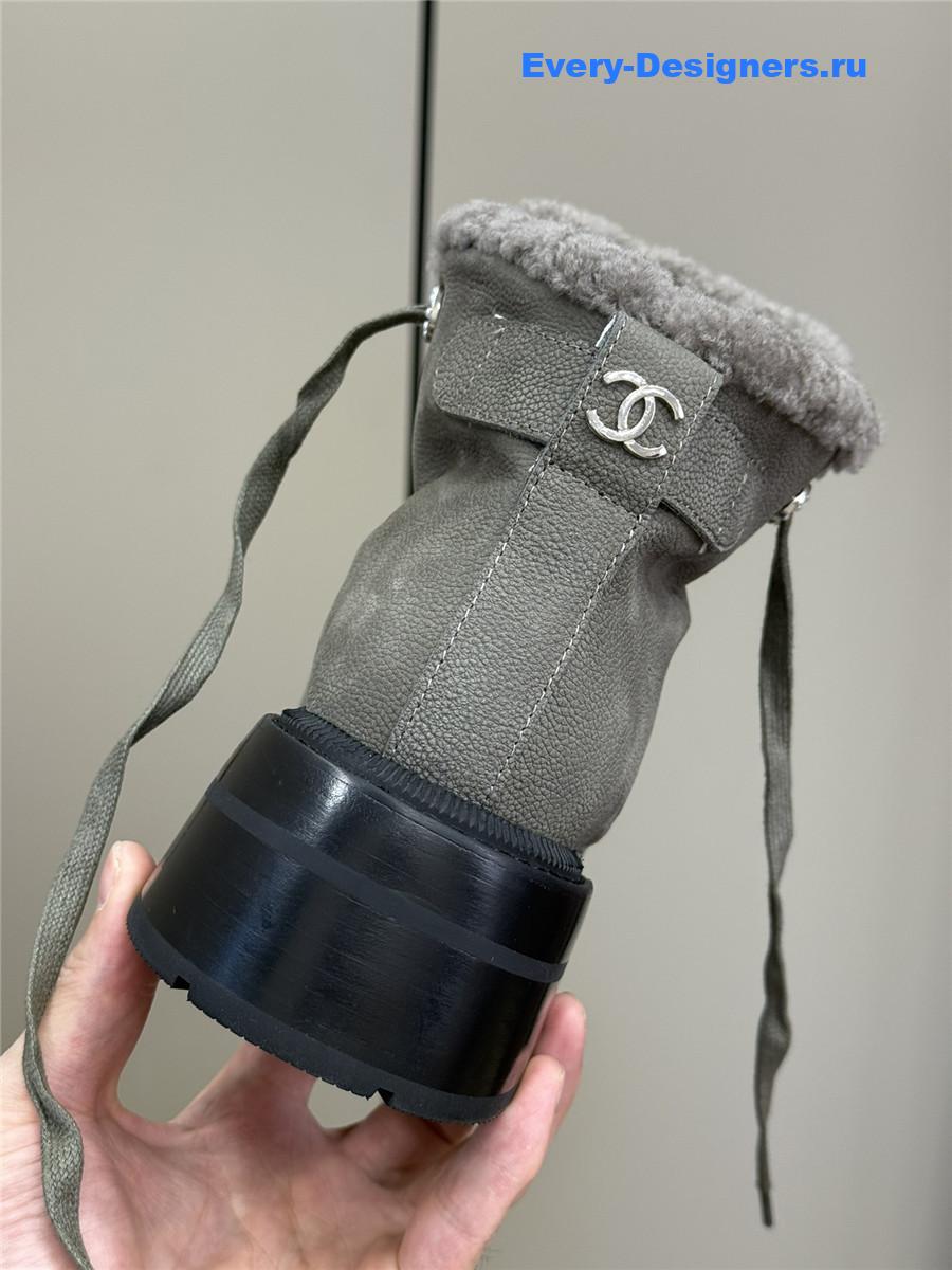 Ch**el fur ankle boots