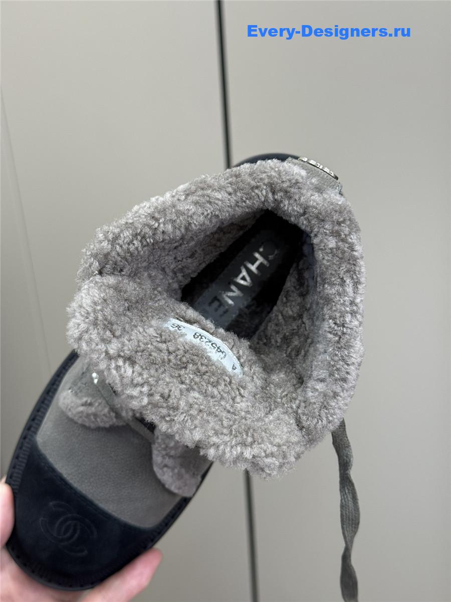 Ch**el fur ankle boots