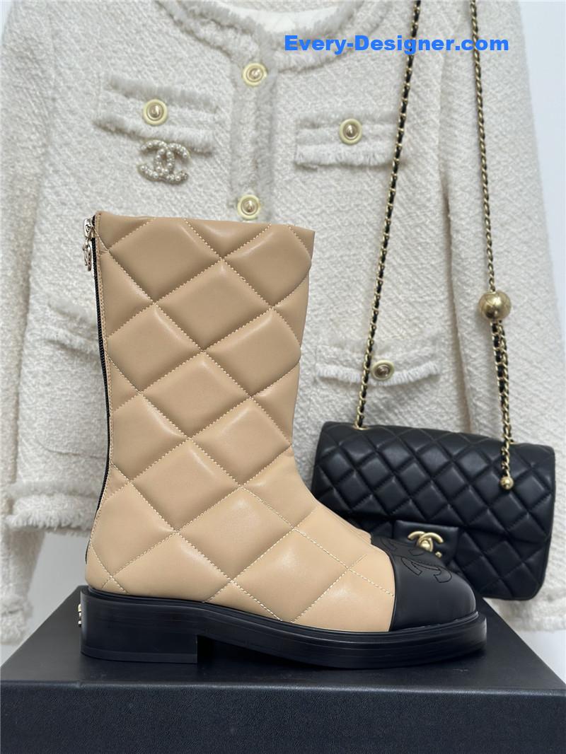 CC rhombus platform boots