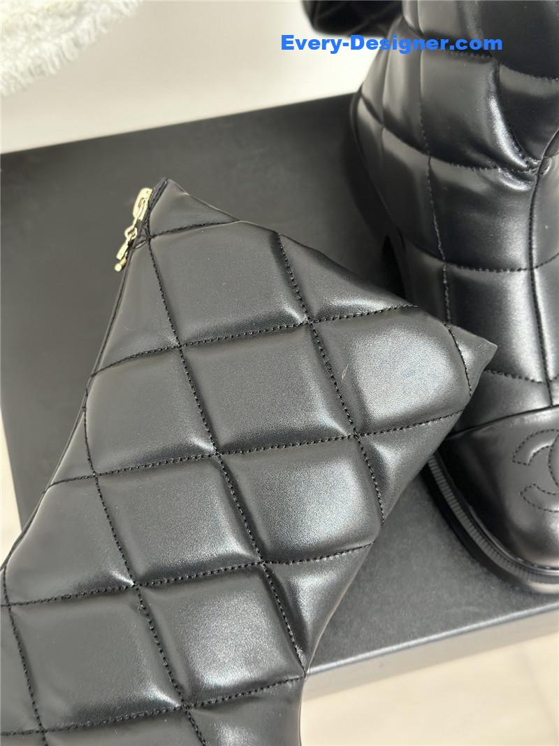 CC rhombus platform boots
