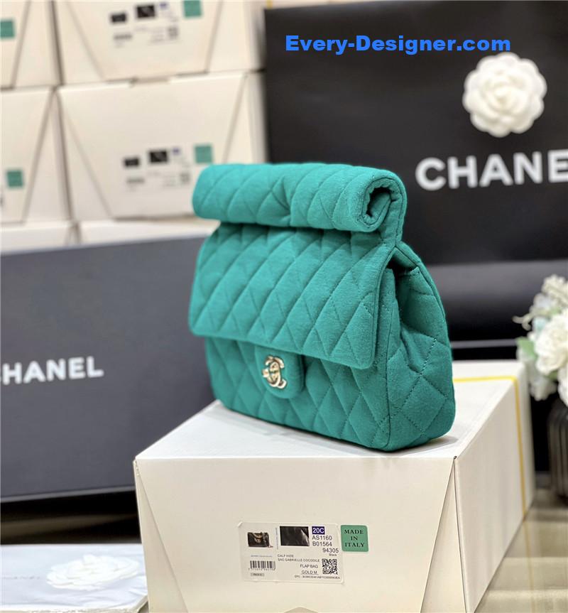 Ch**el green limited edition clutch bag