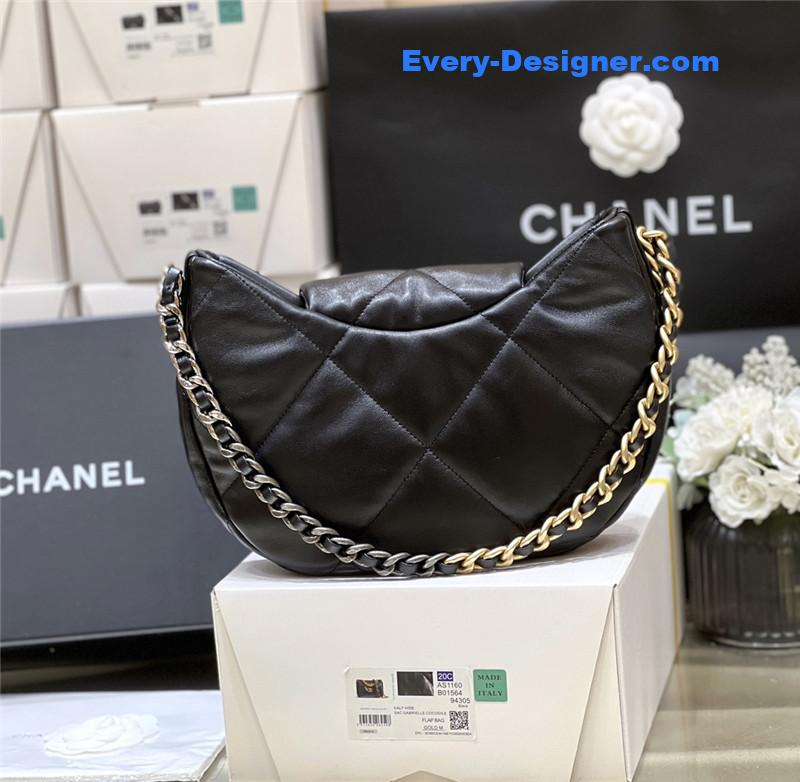 Ch**el logo 19 bag hobo bag