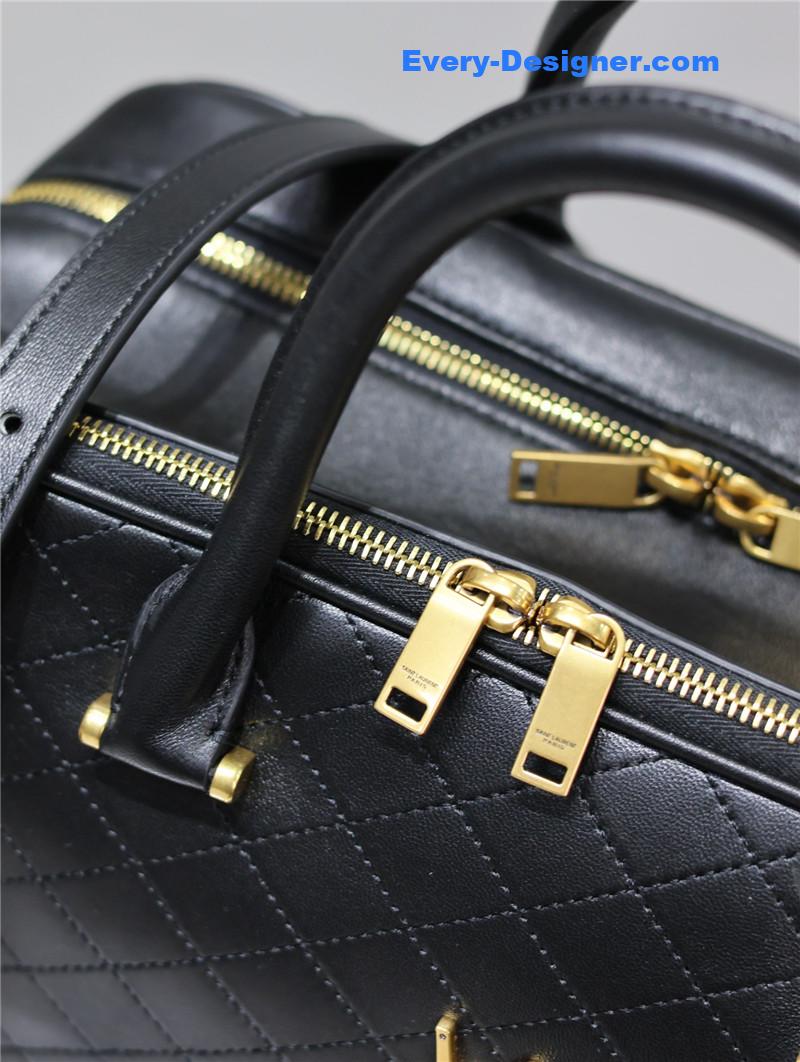 ysl liya leather duffle bag