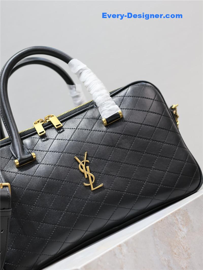 ysl liya leather duffle bag
