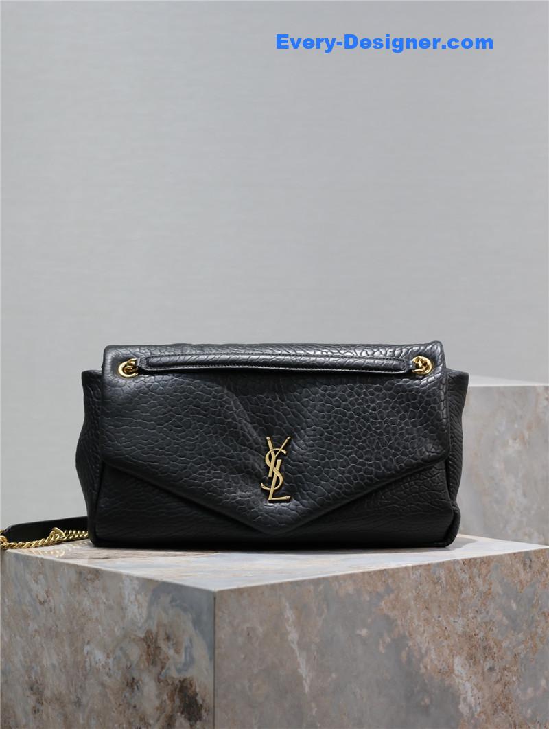 ysl calypso sheepskin chain bag