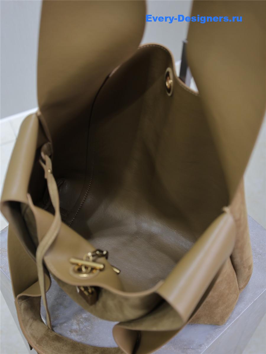 Sa1nt Lau*nt tanger suede hobo shoulder bag