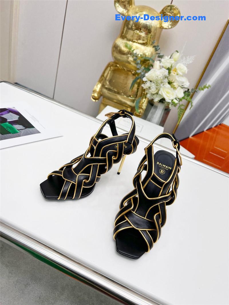 Balmain’s new catwalk cutout sandals