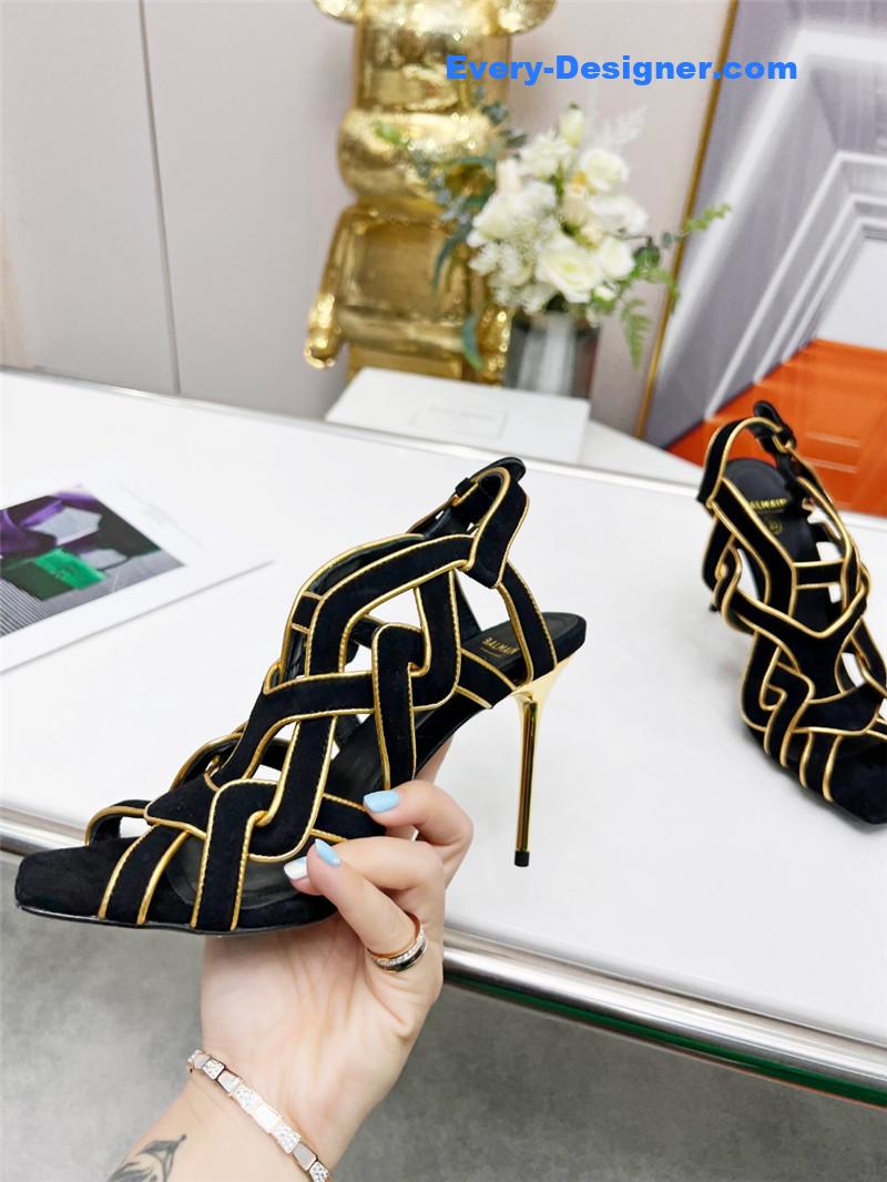 Balmain’s new catwalk cutout sandals