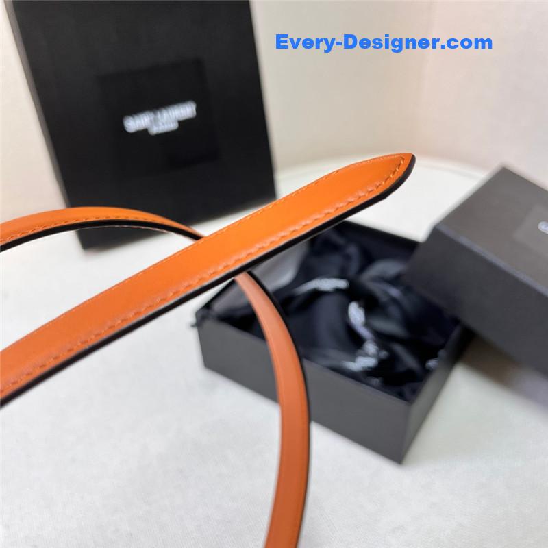 Y51 leather heart pin buckle belt