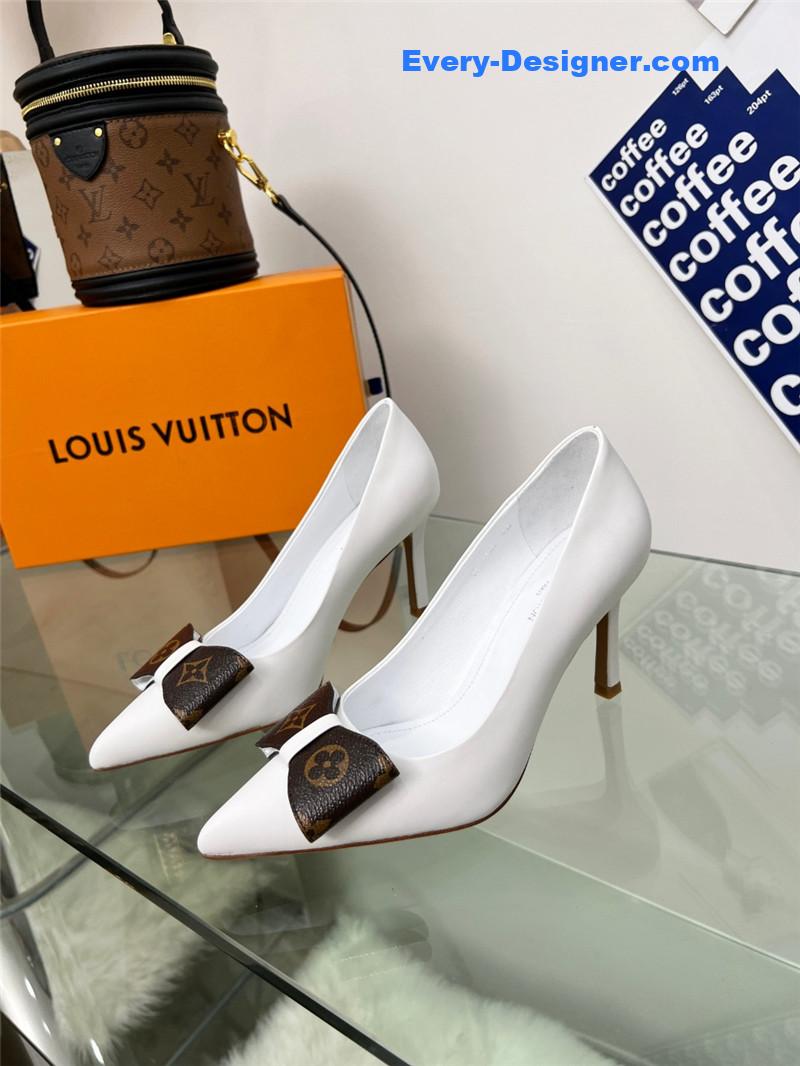 louis vuitton LV bow high heels