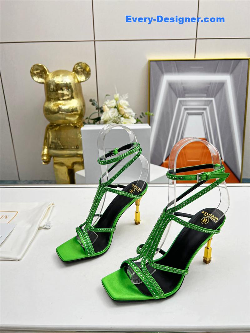 Balmain metal heel sandals