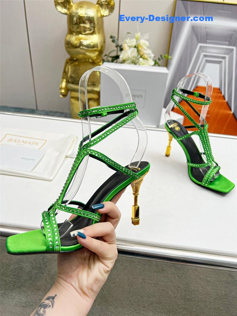 Balmain metal heel sandals