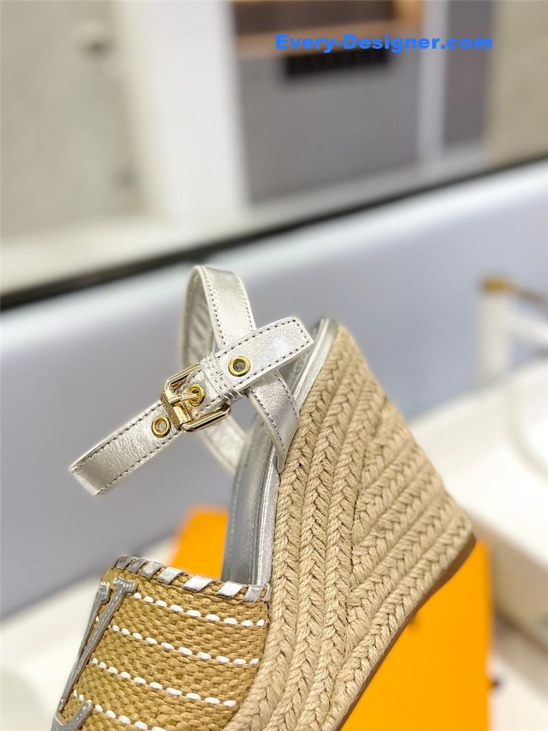 louis vuitton LV latest catwalk platform sandals