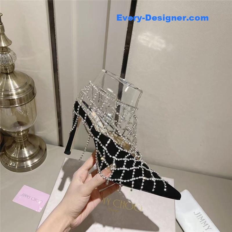 J1m*y Ch00 rhinestone sandals