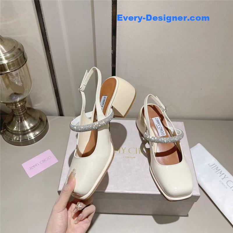 J1m*y Ch00 rhinestone sandals