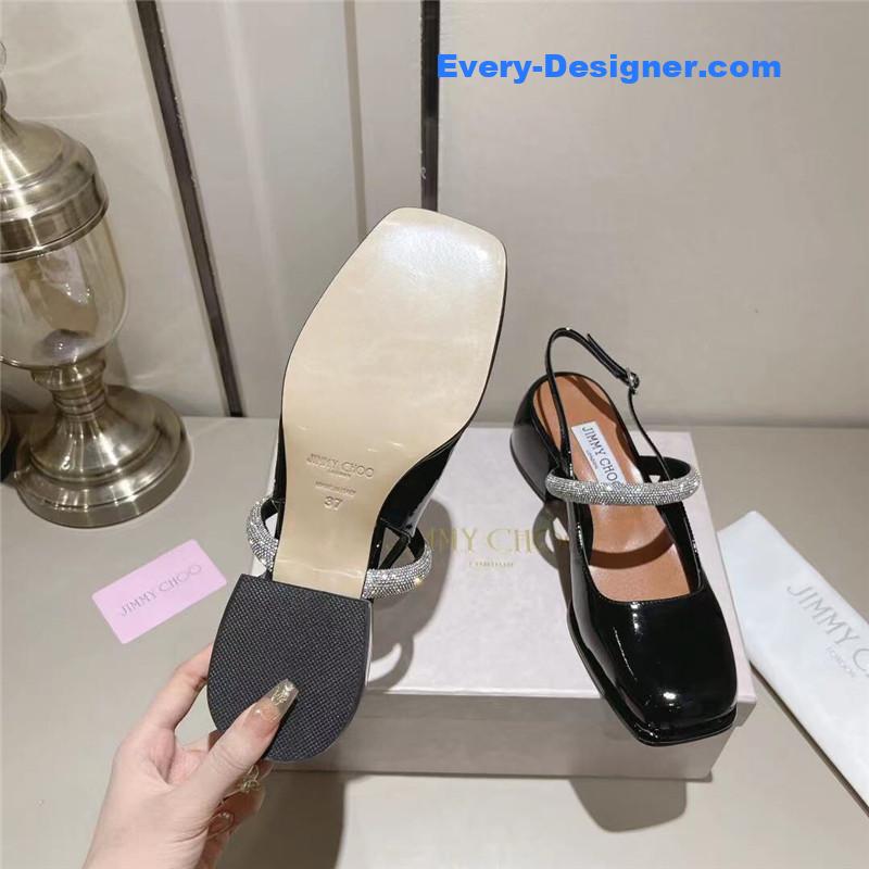 J1m*y Ch00 rhinestone sandals
