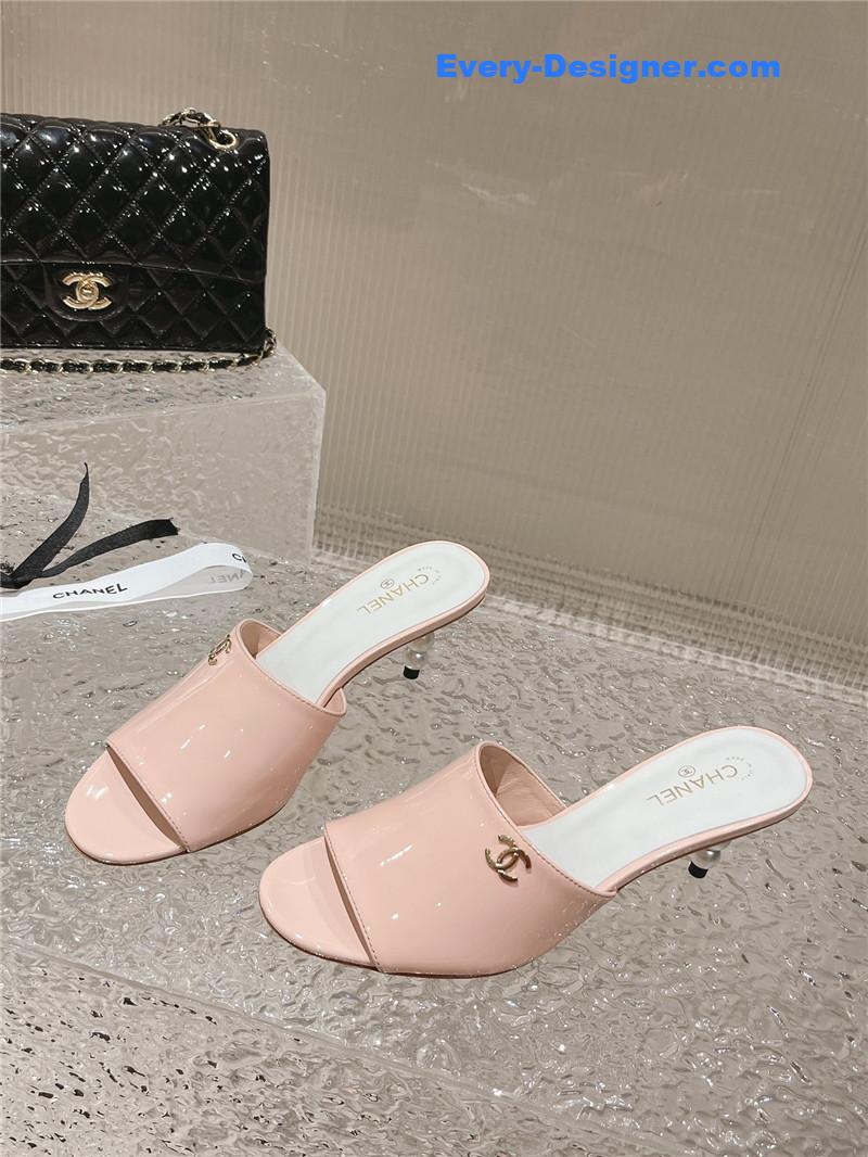 CC hot style shoe upper big logo slippers