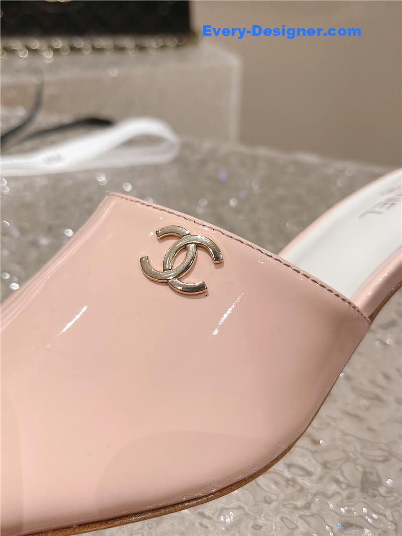 CC hot style shoe upper big logo slippers