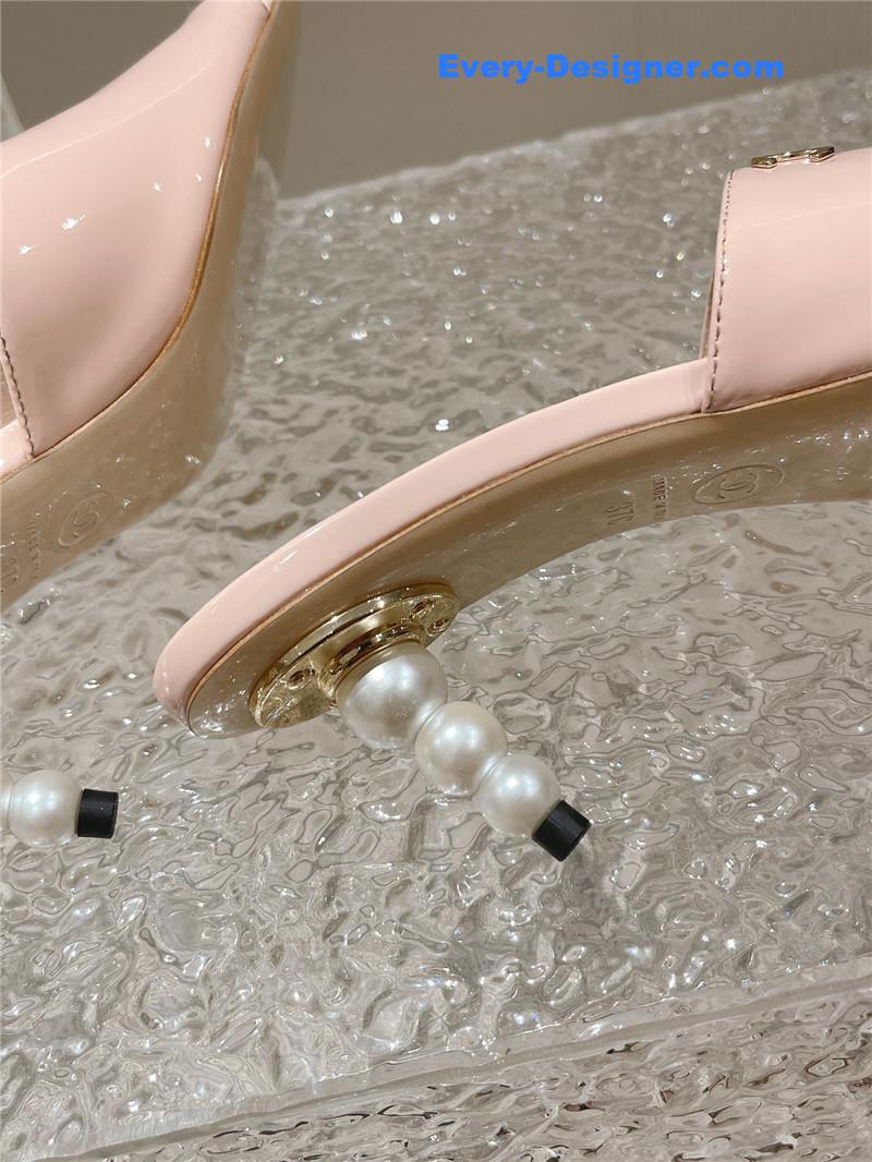 CC hot style shoe upper big logo slippers