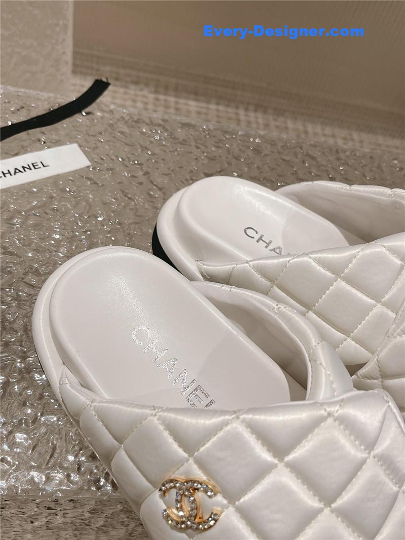 CC Lingge Velcro Thick Bottom Bread Lazy Slippers