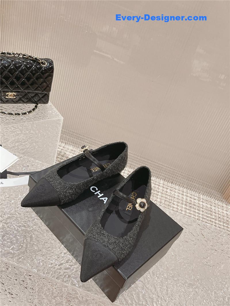 CC new sunflower buckle Mary Jane shoes