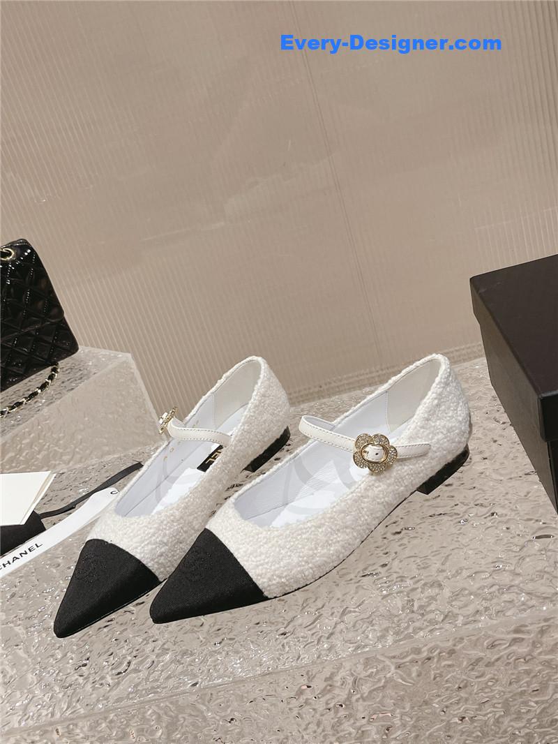 CC new sunflower buckle Mary Jane shoes