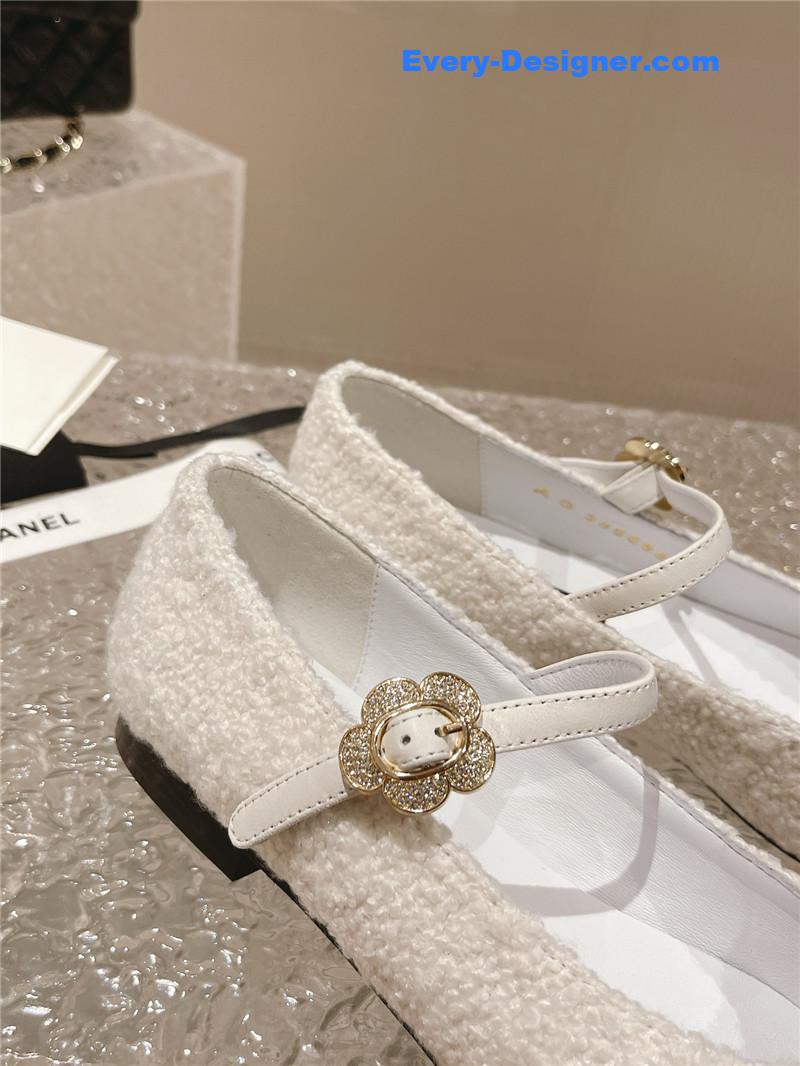 CC new sunflower buckle Mary Jane shoes