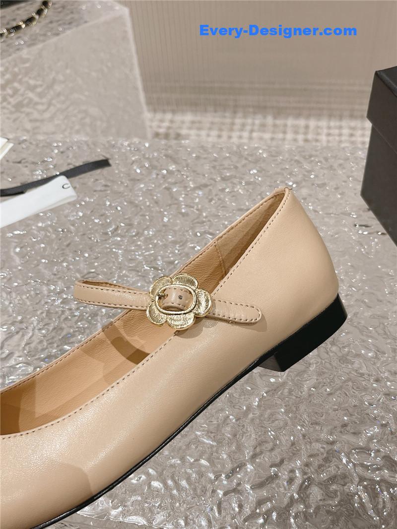 CC new sunflower buckle Mary Jane shoes