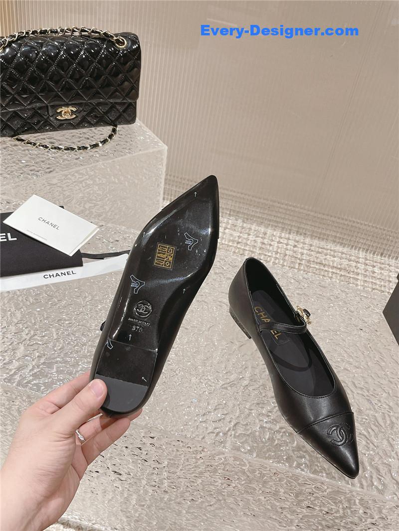 CC new sunflower buckle Mary Jane shoes