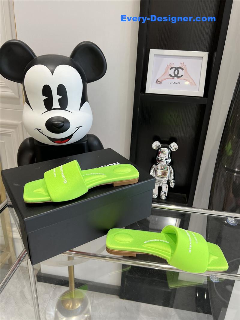 alexander wang macaron slippers