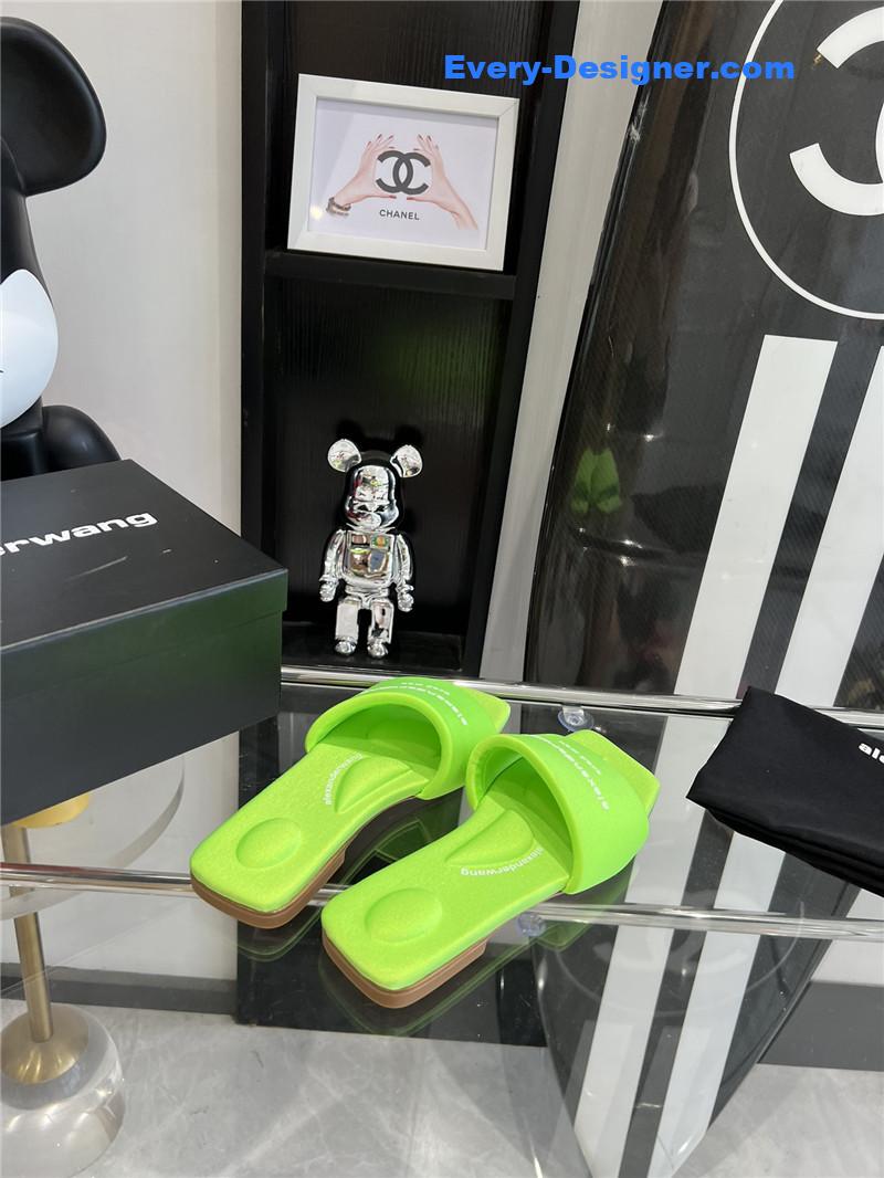alexander wang macaron slippers