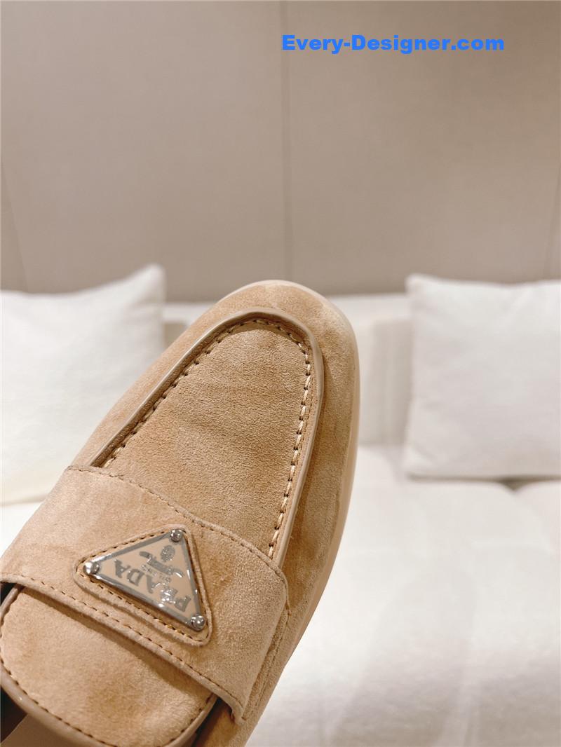 Pra*a suede sabots mules