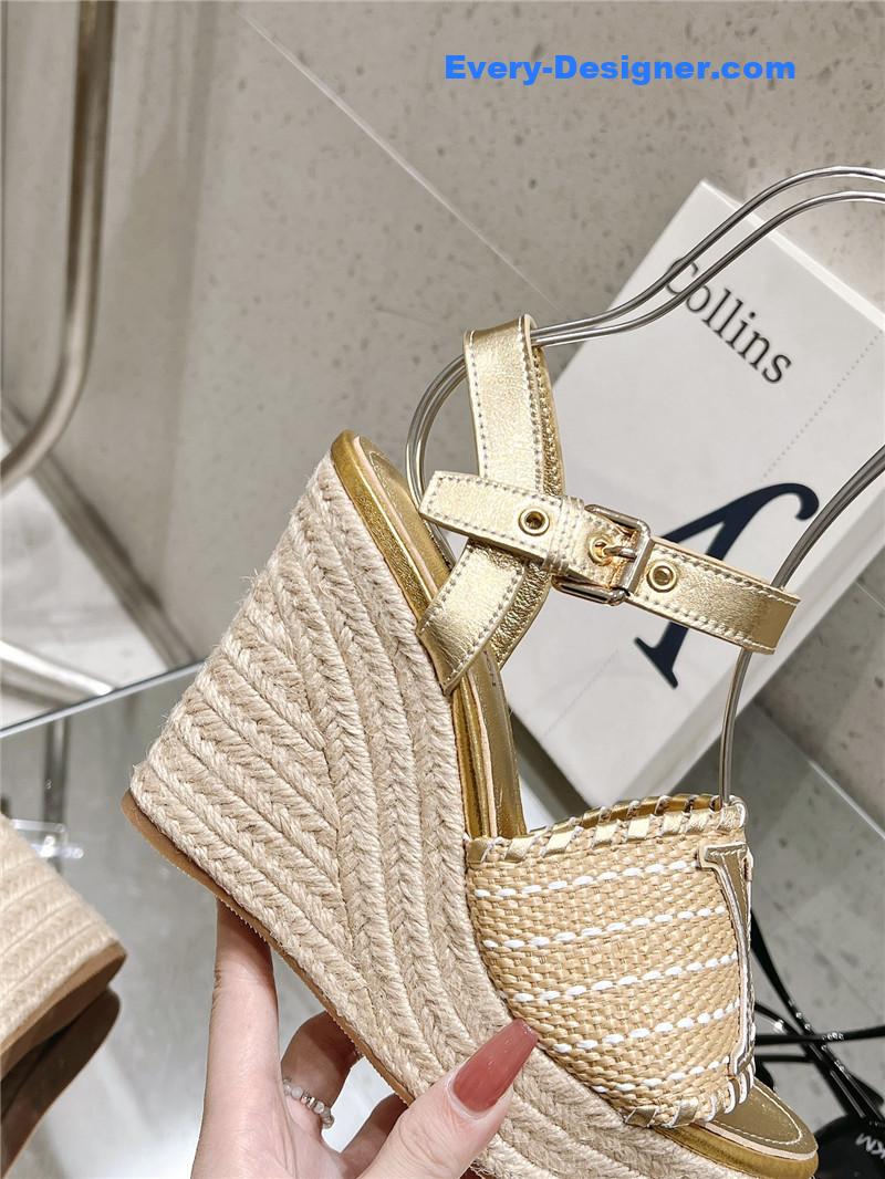 l0vis Vvtt0n lv straw platform sandals