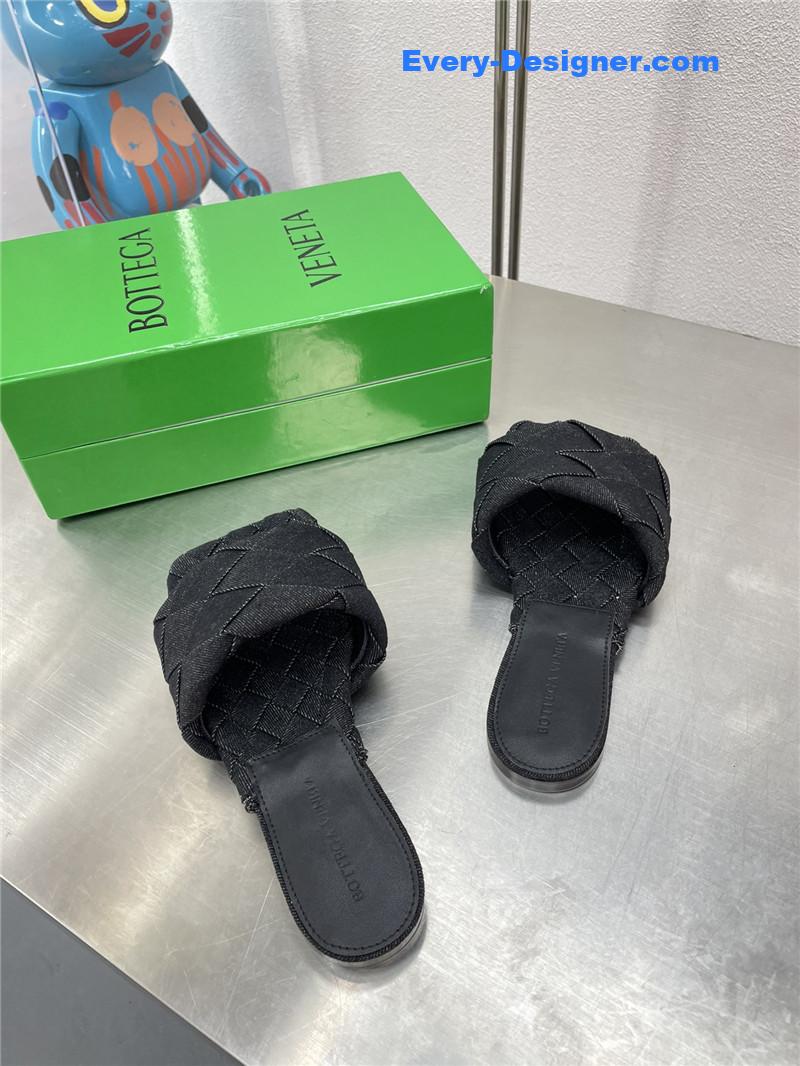 b0tt*ga Ven*ta spring summer flat large woven slippers