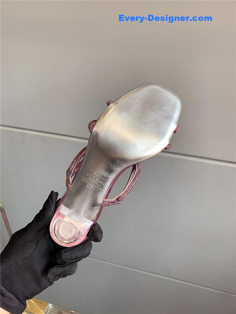 Va1e*ntin0 sequined crystal women sandals