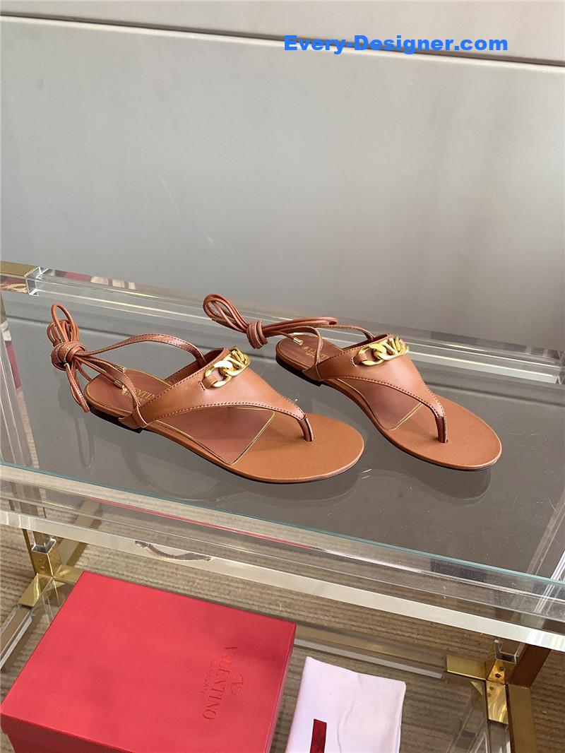 valentino new strappy flat sandals