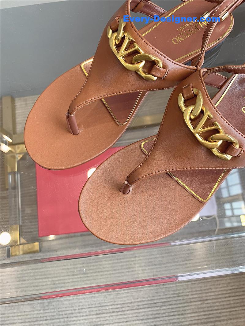 valentino new strappy flat sandals