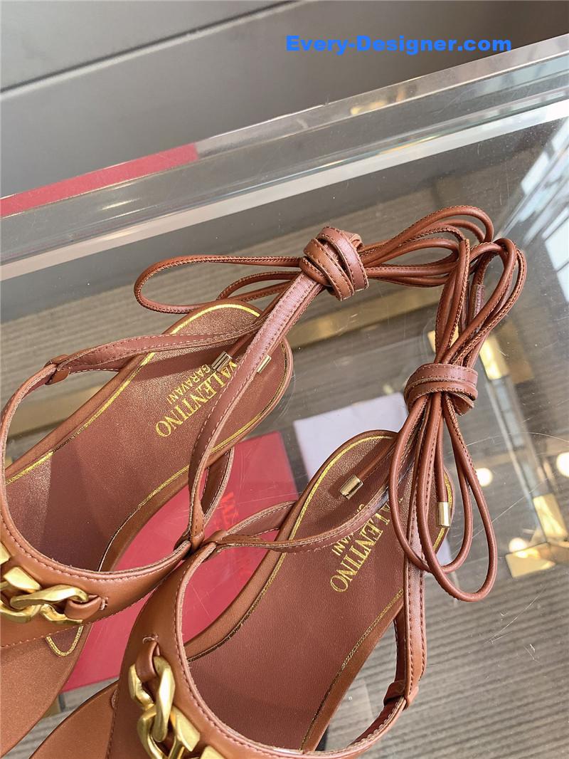 valentino new strappy flat sandals