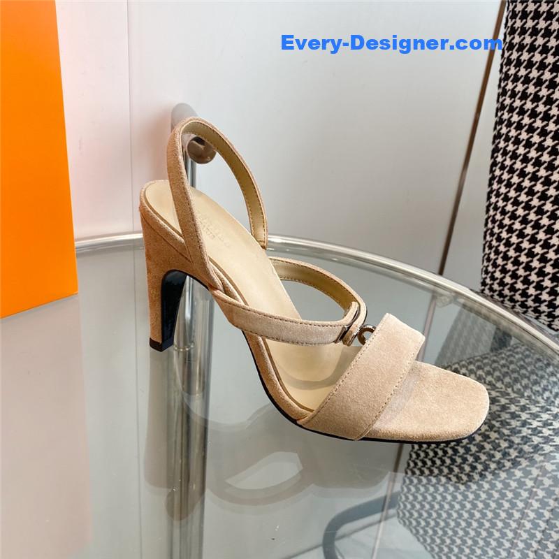 Hermes Glamor Kelly buckle high-heeled sandals